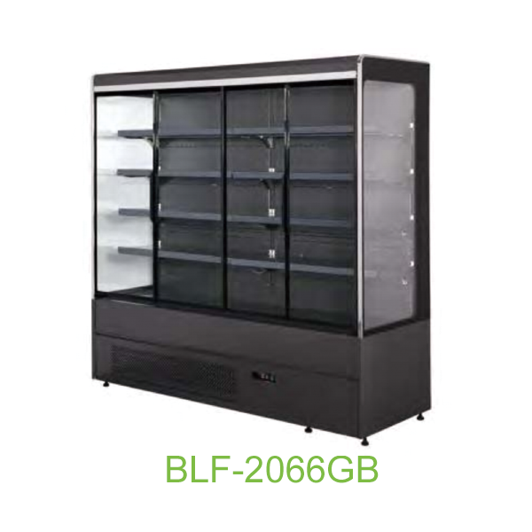 660MM Depth with double glass door and none frame