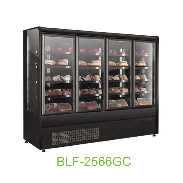 660MM Depth with double vacuum glass door and alloy frame