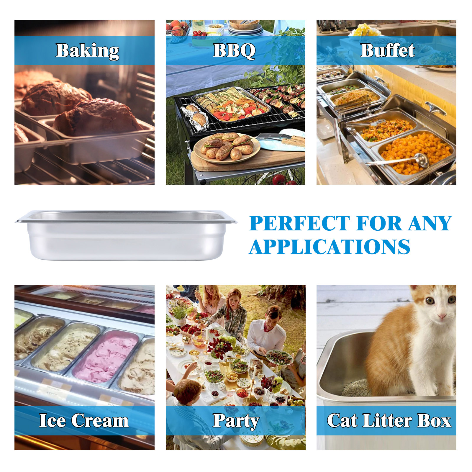1-3-65 pan (6-Piece set)