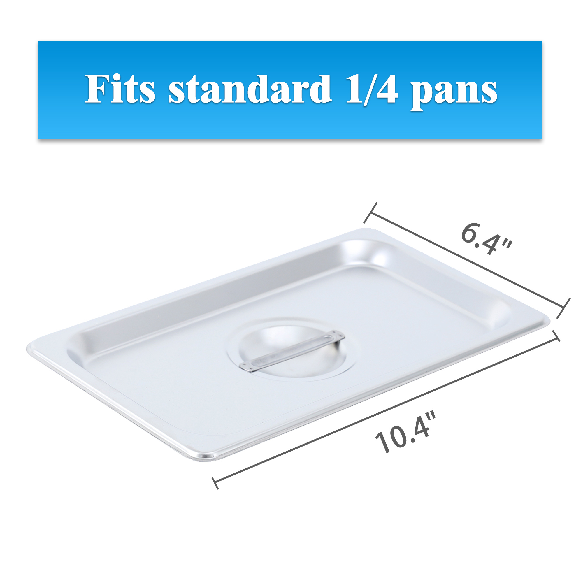 Fits standard 1/4 pans