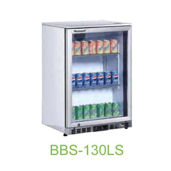 BACKBAR - Fan cooling with stainless steel body