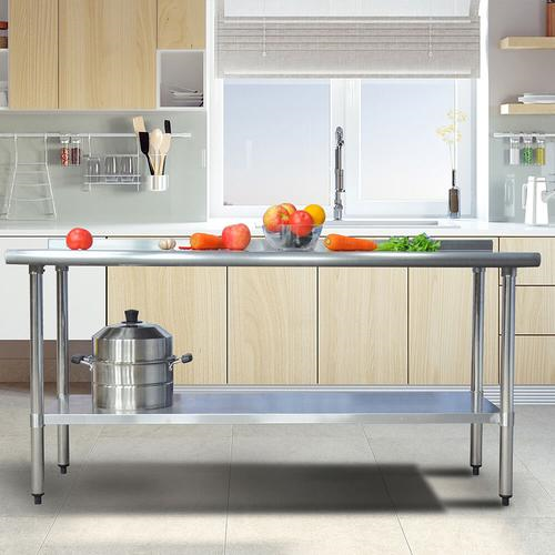 Stainless Steel Workbench (Backsplash)